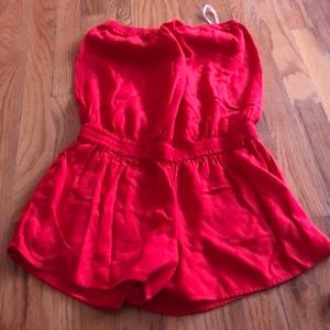 Red romper